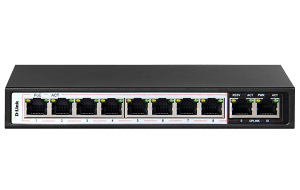 D-LINK 10 PORT 10/100 LONG RANGE POE
