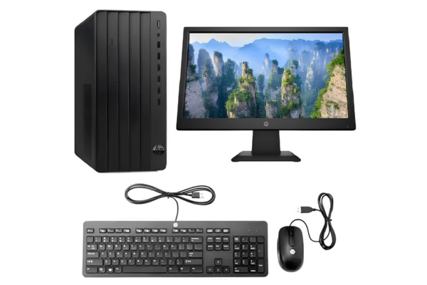 * HP Desktop  290 G9 13th Gen. Intel Core i5-13500 / 16 GB Memory Ram  / 512 GB  SSD /Usb keyboard / Usb Mouse / Hp V21.5v G5 FHD Moniter / FreeDos