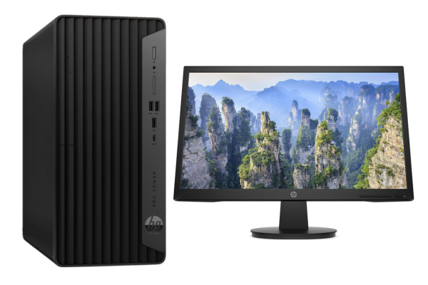 P/n: A54WDET#BH5. Hp 290 G9 14th Gen, Intel Core i3-14,100, 512GB SSD, 8GB RAM, Free Dos CPU @  + Monitor HP 21.5”~22”